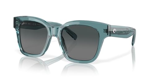 Costa Woman Sunglasses Deep Crystal Aquamarine Frame, Gray Gradient Lenses, 54MM2