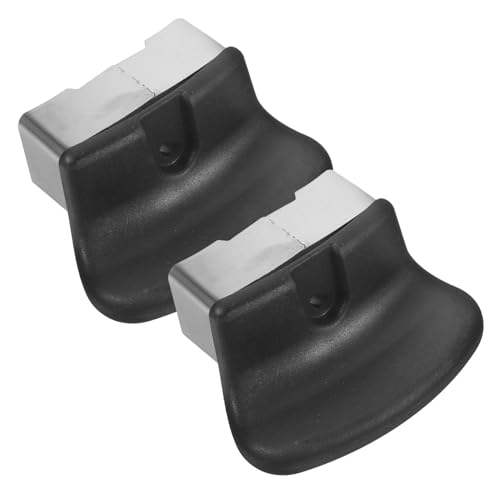 Gatuida 2 Piezas Mangos Laterales Cortos de Repuesto para Olla de Presión Asas Ergonómicas Resistentes y Fáciles de Instalar para Utensilios de Cocina