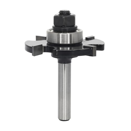 AKYLIN Fresa de ranura de disco de 8 mm, altura de corte de discos de 5 mm, fresadora de madera Biscuit con rodamientos, fresa de ranura de disco para fresadora superior