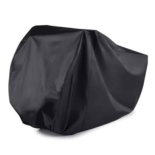 Maveek Black Bike Cover 190T Waterproof Bicycle Cover Large Sizes(78.7'' L 27.6'' W 43.3'' H) Rain Cover for Outdoor Bicycle Storage, Dust Resistant and UV Protection.