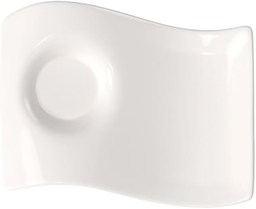 Villeroy Boch New Wave Cafe - Plato pequeño para fiesta 65 x 5 pulgadas color blanco