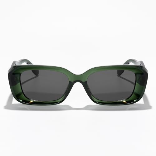 Fashion Rectangle Sunglasses for Women Men Trendy Oversized Shades Stylish Retro Eyewear for Driving Beach Street Style2