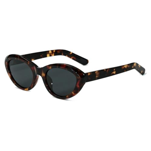 Lunettes de soleil en acétate et TR90 ovale pour femme au design haut de gamme