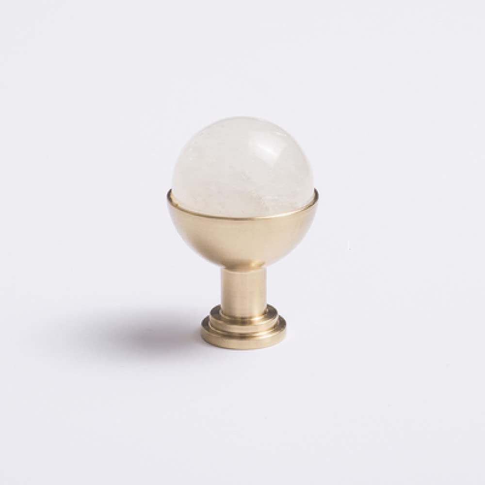 Bouton de meuble en marbre et cristal pour sublimer la cuisine