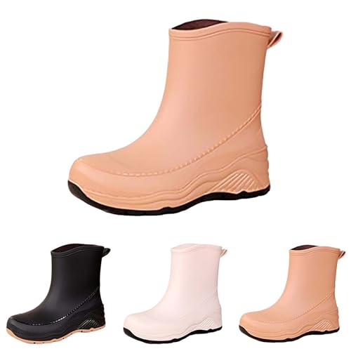 Bottes de pluie bottes de jardin en caoutchouc talon 6 cm