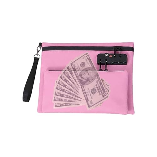 Genérico de Dinero, Billetera Portátil de Doble Capa, Cartera para Dinero, para Mujeres, Hombres, Jóvenes, Llaves, Tarjetas, Hogar, Viajes, Residencia Universitaria