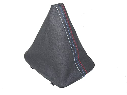 The Tuning-Shop Ltd Soufflet de levier de vitesse compatible avec BMW E36 Série 3 Daim M///Coutures Cover