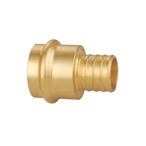 10 Pack 1/2 Pex Press Fittings Connector Coupling for Copper to Pex B Pipe