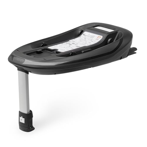 hauck i-Size Isofix Basisstation Kompatibel mit Drive N Care Babyschale, Getestet nach UN ECE R129, Einfaches Befestigen von Basisstation & Babyautositz mit Grün/Rot Sicherheitsindikatoren (Schwarz)