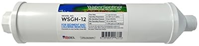 WaterSentinel WSGH-12 3-Stage Garden Inline Water Filter with Garden Hose Connection, Reduce Sediment, Hard Water, Rust, Chlorine, Odor, Organic Gardening Plant Health