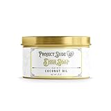 Project Sudz Solid Dish Soap | Plastic-Free Eco-Friendly Dishwashing Block | Made with Coconut Oil | 4 oz Reusable Tin | Zero Waste, Long-Lasting, Non-Toxic Grease Cutter