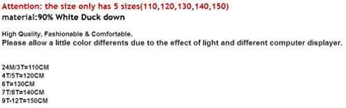 Children Stand Collar Down Vests Down Sleeveless Waistcoat Jacket Coat Warm Outerwear 3-12 Y White 12T (Cn Size 150Cm) #TOP2