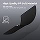 BlueSwan Hülle kompatibel mit MacBook Pro 14 Zoll M4 M3 M2 M1 A3112 A3185 A3401 A2918 A2992 A2779 A2442,2021–2024, Bruchsichere PP Flexibles Material Matte Anti-Fingerabdruck Schutzhülle–Tiefschwarz