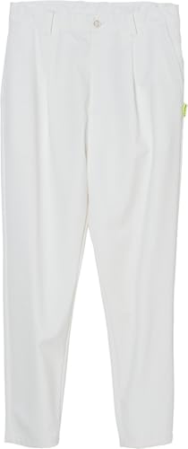 [ビバハート] メンズ ゴルフ パンツ 4WAYストレッチタックテーパードパンツ4Wayストレッチ 吸水速乾 UVケア オフホワイト