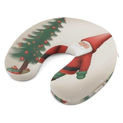 Almohada viscoelástica 30 cm x 25 cm para viajes miniatura 6