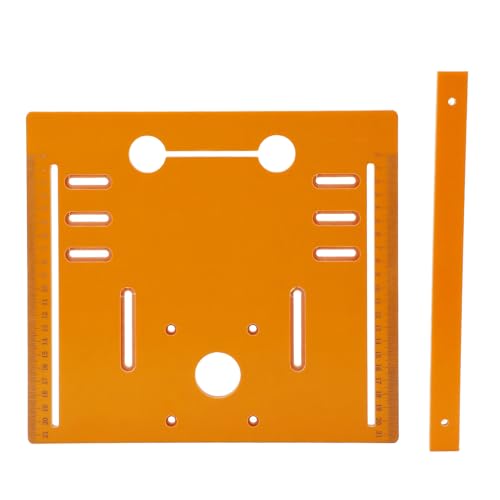 Cutting Machine Base Plate 28x25cm Heat Resistant Circular Saw Insert Plate Strong Compatibility Easy Installation for Woodworking Projects