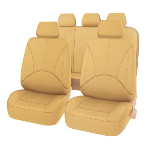 Housse de siège voiture universelle beige pour trajets en famille et vacances