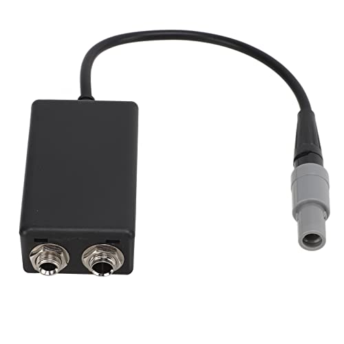 Adaptador de auriculares de aviación con cable duradero miniatura 3