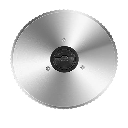 FOHERE 190 mm Stainless Steel Serrated Blade, Electric All-Purpose Slicer Serrated Blade Only for FOHERE Electric Meat Slicer Machine