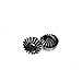MKSIWSA Industry 1pc Metal Bevel Gear 45 Steel Tooth Surface Quenched 90 Degree 1:1 Transmission 15 20 25 30Teeth Bevel Gear (Number of Teeth : 1.5M15T)