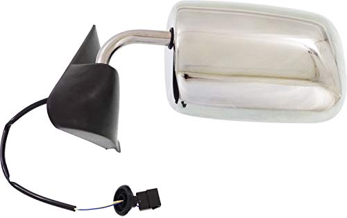 Mirror Compatible With 1994-1997 Dodge Ram 1500 /Ram 2500/Ram 3500 Power Manual Folding Chrome With Convex And Flat Glass Old Body Style Passenger And Driver Side #TOP1