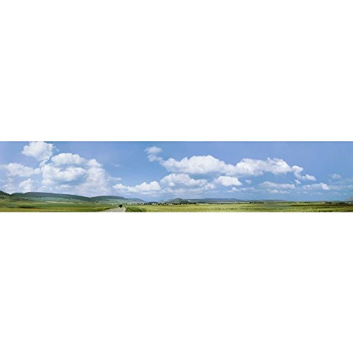 Décor fond de nuages Faller F180514 pour habiller l'arrière-plan d'un diorama