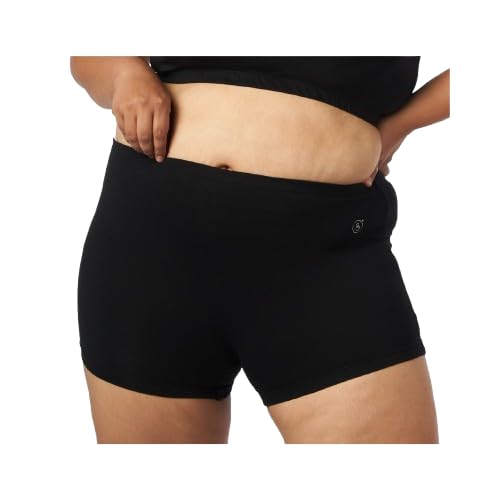 Womens Breathable 100% Regular & Plus Size Boxershorts | Cotton Brief | High Waist Full Coverage Tummy Controller | High Rise Womens Boxer Shorts