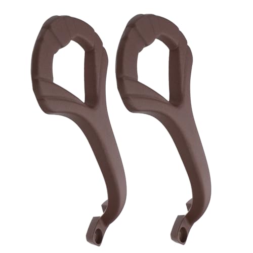 IWOWHERO 2 Piezas de para Aspas de Ventilador de Techo Color Café Metálicos Resistentes para Ventiladores de Compatibles con Instalación Doméstica y Decoración de Fiestas