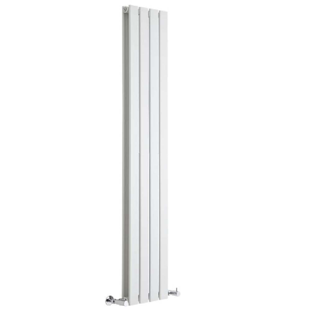 Milano Alpha White Vertical Double Flat Panel Radiator - 1600mm x 280mm
