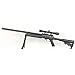 spring bolt action well m187d fps-550 metal airsoft sniper rifle gun w/ scope, bi-pod(Airsoft Gun)