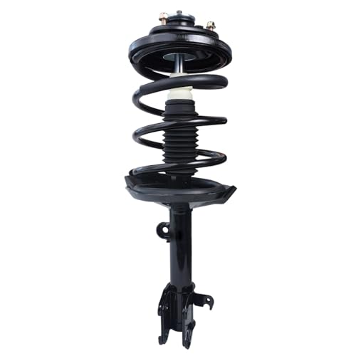 Image of Detroit Axle - Front Struts Kit for Acura 2003 2004 2005 MDX, 2 Struts with Coil Spring Assembly 2 Stabilizer Sway Bar Links 2 Outer Tie Rod Ends Replacement Suspension