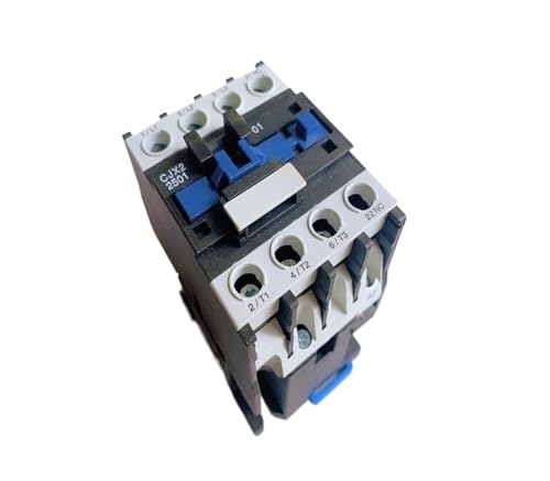 Contactor de CA LC1D CJX2-2510 trifásico 25A 220V para instalación en riel DIN 5