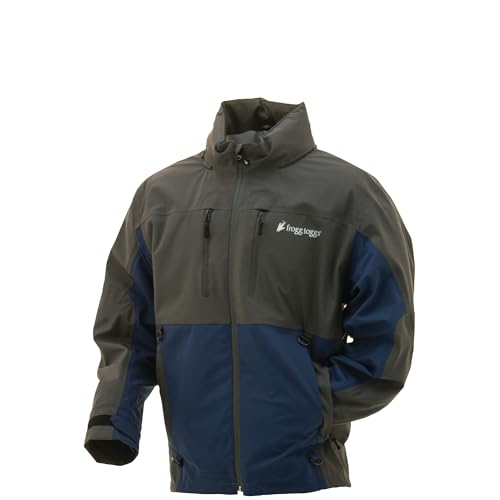 FROGG TOGGS Men's Pilot 2 Guide 3-Layer Waterproof Breathable Rain Jacket