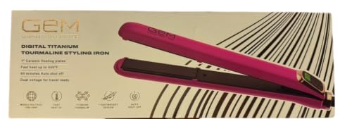 GEM Glamour Energy Magic 3X Moisture Protection 1' Digital Styling Iron