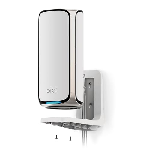 Image of NETGEAR WiFi 7 Wall Mount Kit (RBEWM-10000S) Compatible with Orbi & Nighthawk WiFi 7 Systems, White