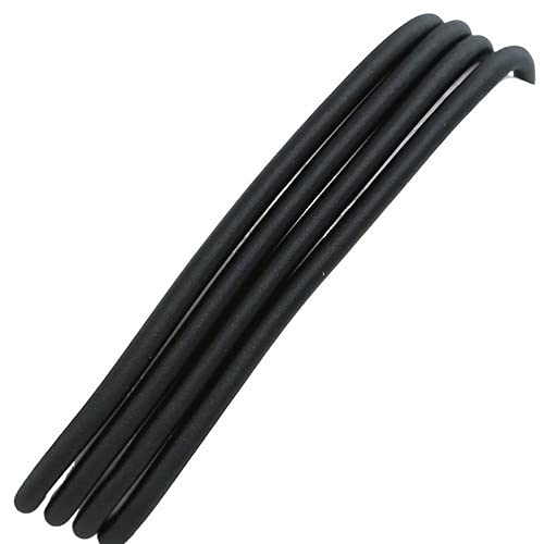 WEDSA 1 Uds Longitud 45cm Espesor 5mm Cordón de rayón (Manguera de bobinado de rayón) para Pulsera Nceklace Fabricación de Joyas de Moda Accesorios para Manualidades-Negro