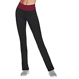 Skechers Pantalón Go Walk para mujer, Rojo remolacha/negro intenso, XXL