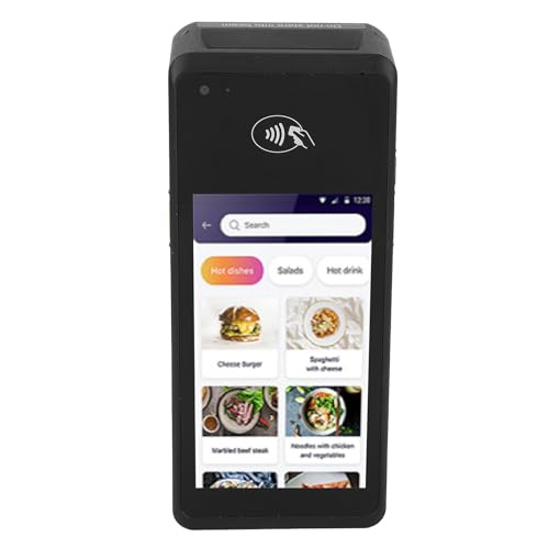 Image of AUNMAS 5 Inch Handheld POS Printer, Mobile Receipt Printer with 4G WiFi Bluetooth, 1D 2D QR Scanner NFC, 5.0 Inch HD IPS Screen for Retail Store Restaurant Small Business