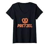 ¿Puedes comer pretzels salados todo el día? Bonito diseño con un gran prezel con mucha sal.