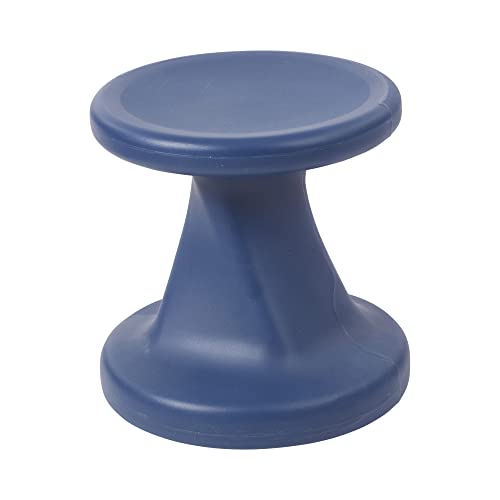 Image of ECR4Kids Twist Active Wobble Stool, 14in Seat Height, Classroom Furniture, Navy