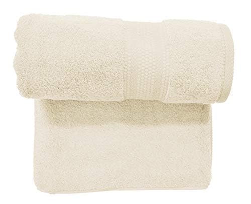 Image of Bombay Dyeing Super Ultrx Zero Twist Plain Dyed 650 GSM Cotton Bath Towel - Ultrx (Cream)