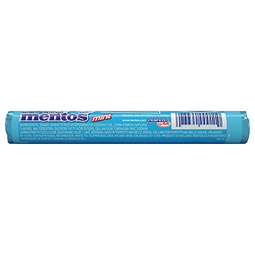 Mentos Mint Roll, 4 X 29 Gm