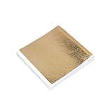 【2025年のNEWスタイル】金箔 髪飾り ネイルアート 金箔シート 金箔ヘア 100枚 模造金箔 14×14cm DIY金箔 絵画 ヘア用 成人式 結婚式 卒業式 髪飾り レジン 金箔 スライム用 箔貼り フェイク金箔 ゴールドフレーク 金箔レジン用 手芸 装飾 (シャンパンゴールド)