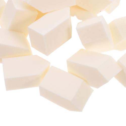 100 個 小 パフ クッション ファンデーション クッション パフ ブレンディング スポンジ パウダー パフ ファンデーション 化粧品 ウェッジ 使い捨て パ