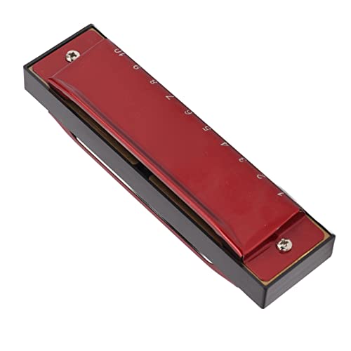 Omabeta Harmonica buccal professionnel durable et agréable en Do à 10 trous pour adultes pour jouer (rouge) - Les Beatles, Paul McCartney, John Lennon, RIngo Starr, George Harrison Omabeta Harmonica buccal professionnel durable et agréable en Do à 10 trous pour adultes pour jouer (rouge)