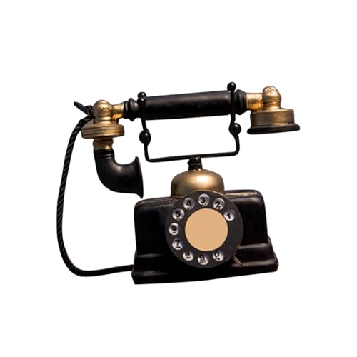 Teléfono retro decorativo para tiendas y salones vintage FESTFENDS de resina funcional