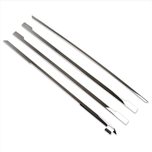 RUIQ ダイハツ 新型アトレー S700V S710V 専用 外装 ステンレスフロント バンパー グリル ガーニッシュ Daihatsu ATRAI 専用設計 (クロームメッキ)