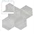 Avant Decor | Peel and Stick Kitchen Backsplash Tiles | Stone Composite Large Hexagon Tile | Stick On Wall Tiles | Easy DIY Install | 5” x 5” | Sample Tile