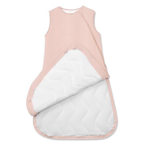 Image of PurComfy Quilted Supersoft Sleep Sack, 2.5 TOG Premium Bamboo Viscose Warm Baby Sleeping Bag, Thick Babies Wearable Blanket