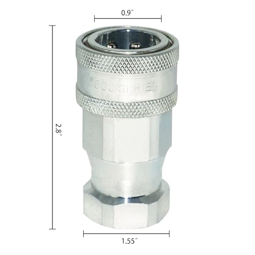 Image of 6598758 6598757 New Hydraulic Quick Disconnect Coupler Compatible with Bobcat Skid Steer Loader 732 741 742 743 743B 843 843B 543 534B 631 632 641 642 642B 643